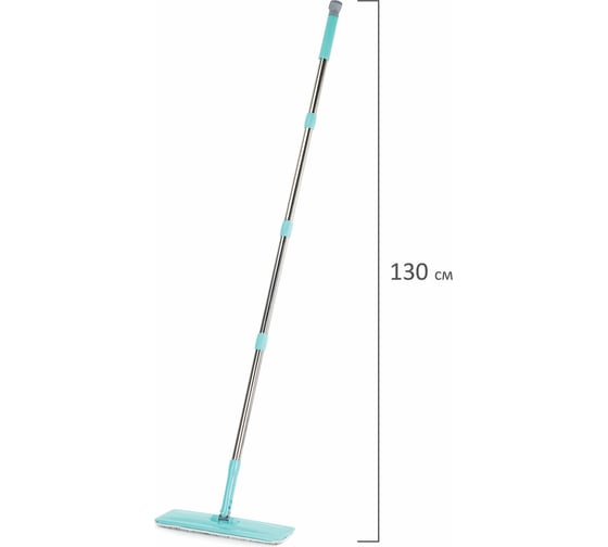 Швабра с отжимом LAIMA Compact Mop комплект для уборки ведро 9 л/7 л двухкамерное с отжимом, швабра, Моп 3 шт., усиленная упаковка 880973