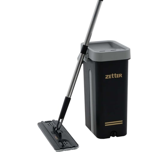 Швабра с отжимом и ведром Zetter L 13 л + 1 насадка zet_premxl_b 1