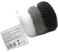 Набор губок пластиковых EUROHOUS 3 шт., диаметр 8 см, цвет монохром 15984