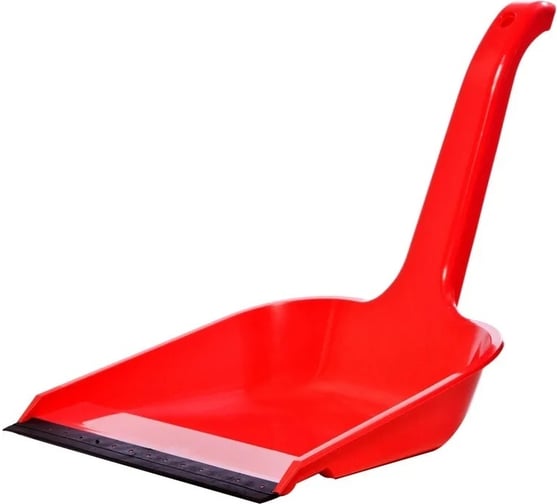 Совок для мусора OfficeClean высокая ручка с резиновой кромкой 299875 1