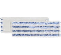 МОП TTS Wet Disinfection soft band, микрофибра, белый с синими полосками, 40 см, с карманами 0000A110B