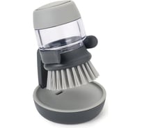 Щетка с дозатором моющего средства Joseph Joseph Palm Scrub серая 85005