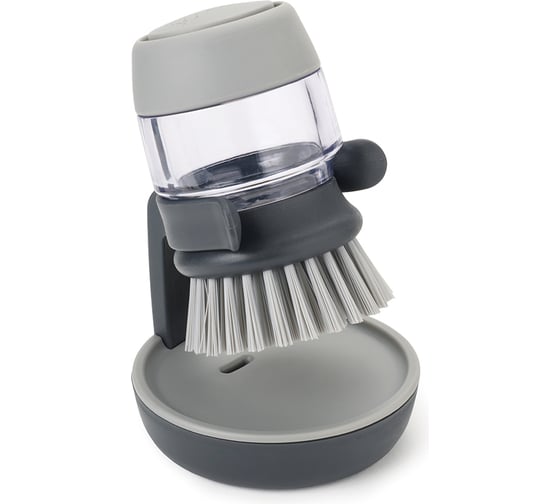 Щетка с дозатором моющего средства Joseph Joseph Palm Scrub серая 85005