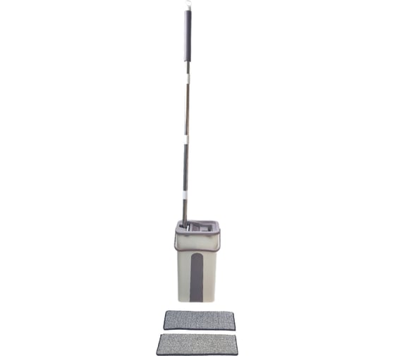 Набор швабра с ведром IHome коричневый, 22x18x37см N18091 1