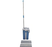 Набор швабра с ведром IHome синий, 39x23x24см, N18098