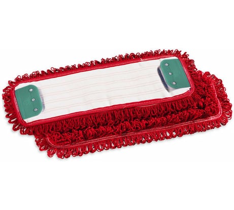 Моп TTS Microriccio с держателями, микрофибра, красный, 40х13 см 0R000694MR