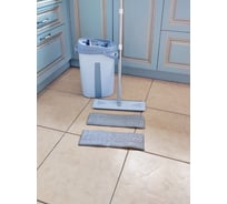 Набор швабра с ведром IHome серый, 30x19x21см, N18095