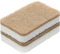 Набор губок для посуды из целлюлозы и кокосового волокна Smart Solutions Eco Sponge, 6 шт. SS0000101