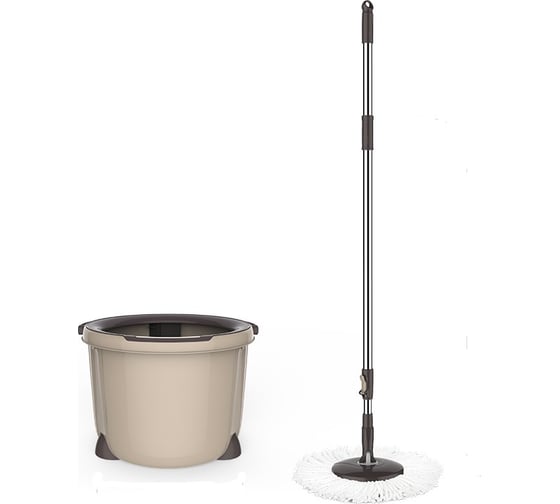 Набор для уборки Boomjoy SPIN MOP M2 с отжимом и ведром JY8650