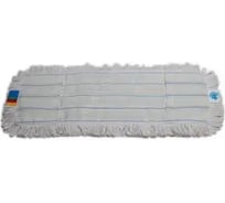 Плоский МОП A-VM 40x11 см, хлопок, рамочный, белый, резаный край CN3028