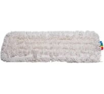 Плоский МОП A-VM 50x15 см, хлопок, рамочный, белый, резаный край CN3029