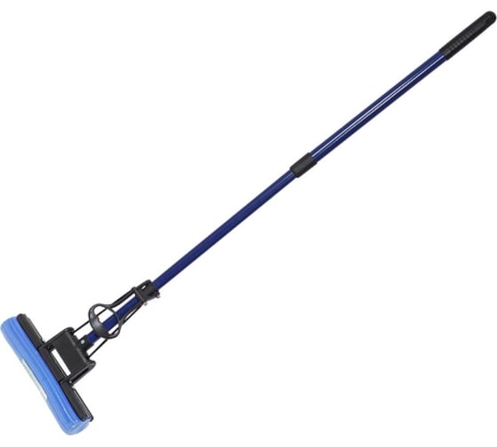 Швабра PERFECTO LINEA отжимная, синяя 43-192215