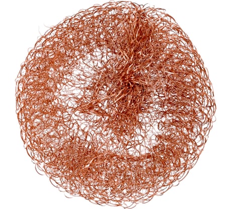 Мочалки для посуды Умничка медная, 2 шт. HL-03A