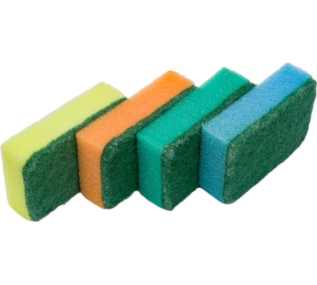 Губки для посуды Умничка Идеал 4 шт. MPU3299