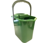 Ведро Мультипласт Групп 16л с отжимом КОМФОРТ зеленое MPG5903