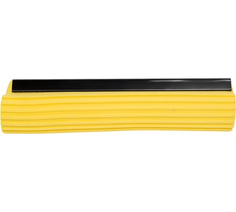 Универсальная сменная губка Умничка ПВА для отжимных швабр, 27см, желтая F-01