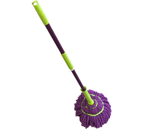 Насадка Умничка ТВИСТ микрофибра+ пластиковая втулка, фиолетовая KD-8210TWR