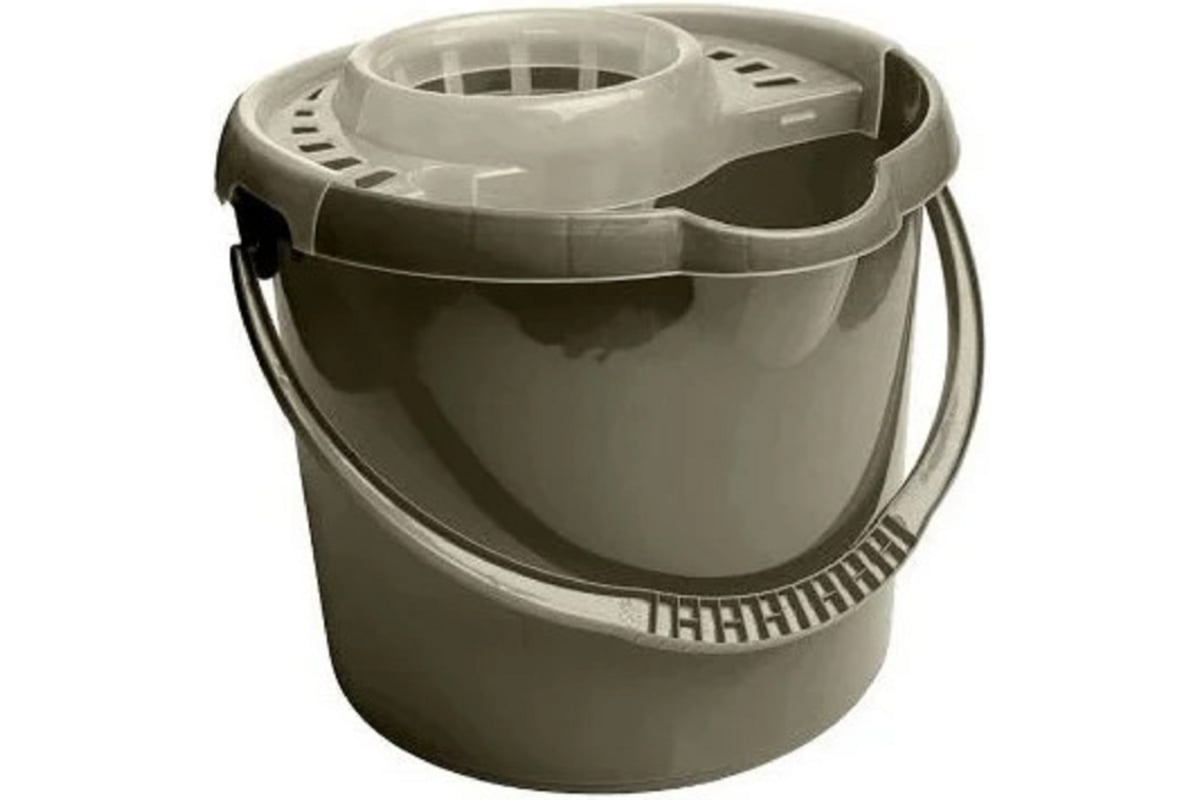 Ведро МОП с отжимом Svip Классика, 12 л, антрацит SV3202АНТ - выгодная ...