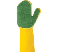 Рукавица с чистящим слоем Рыжий кот LG-A с абразивным слоем 092435