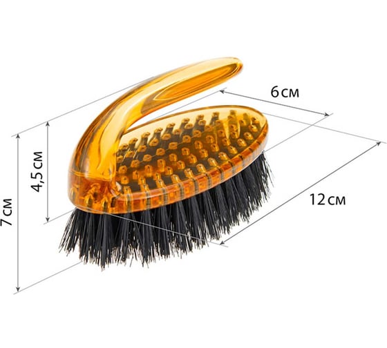 Щетка IDEA глянец, 120 мм, микс М 5253