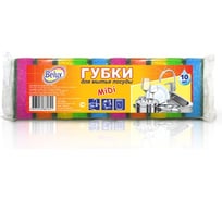 Губка для посуды Belux MIDI -5 шт 2414