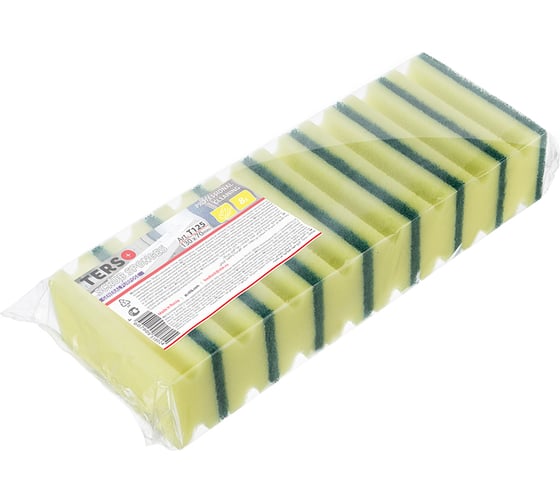 Губка для клининга TERSO Арт Т125 фреза 130x70x45 8 шт (16) Желтый T125