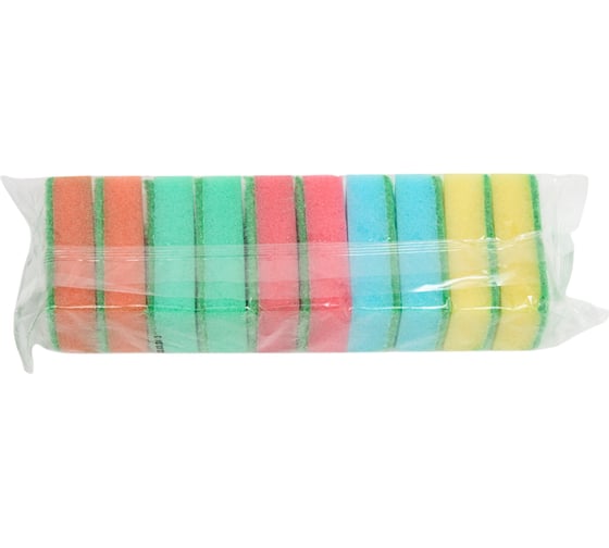 Губка для посуды Guppy Mini (10 шт) 75x45x25 мм 8455053