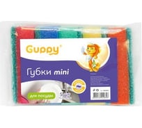 Губка для посуды Guppy Mini (5 шт) 75x45x25 мм 8455052 34253941