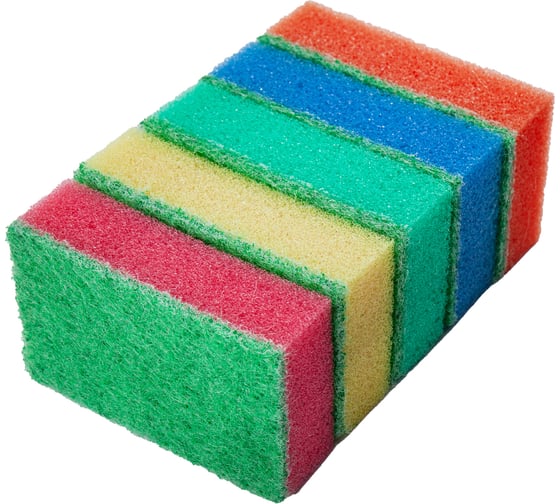 Губка для посуды Guppy Mini (5 шт) 75x45x25 мм 8455052