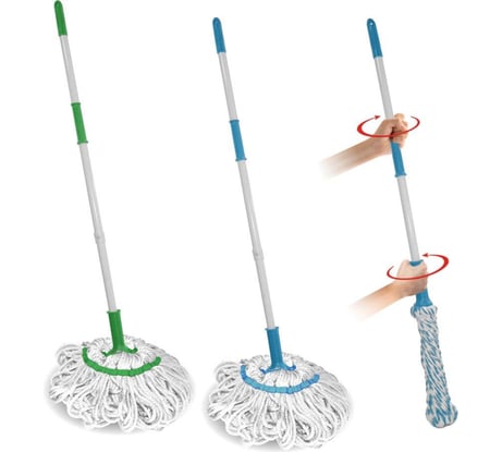 Швабра с отжимом МУЛЬТИДОМ 125 см TW58-111