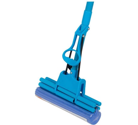 Отжимная швабра Рыжий кот МорР-08 с насадкой ПВА 2 ряда роликов 007798