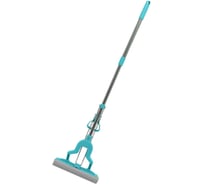 Швабра бабочка Guppy ПВА Лилия телескопическая ручка (аквамарин) 8008222