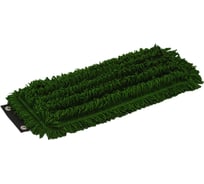 Плоский МОП A-VM 34x10 см, микрофибра петлевой, кнопки, зеленый MF2230