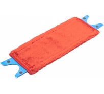 Плоский МОП A-VM 34x10 см, микрофибра, кнопки, красный MF2172