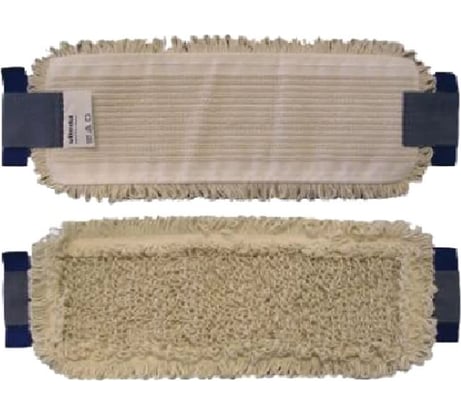 Насадка МОП плоская Vileda Professional для швабры/держателя 40 см, уши ТИП УВ, хлопок/полиэстер 602112