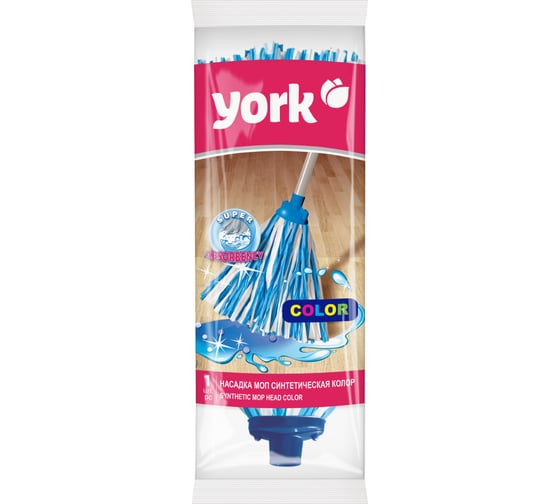 Насадка для уборки YORK КОЛОР вискоза 075070