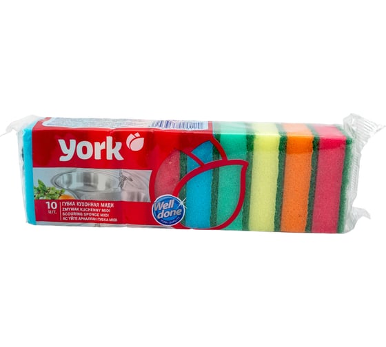 Губки YORK 10 шт. 030010