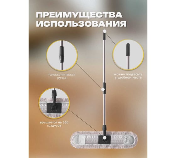 Швабра Apex Maxi Cotone 60 см 10805-A