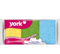 Губки YORK КОЛОР ЛЮКС 3 шт 030110 16471305