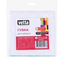 Губка VETTA вспененный полиэтилен, полиэстер, полиуретан, меламин 11,5x11,5x6,5 см 441-025