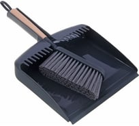 Набор щетка + совок VETTA широкий, полипропилен, полиэтилентерефталат, совок: 33x22 см, щетка: 28x6,5 см 445-024