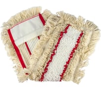 Плоская насадка-моп HUNTER для швабры с карманами красная ПЛ-HMR40K