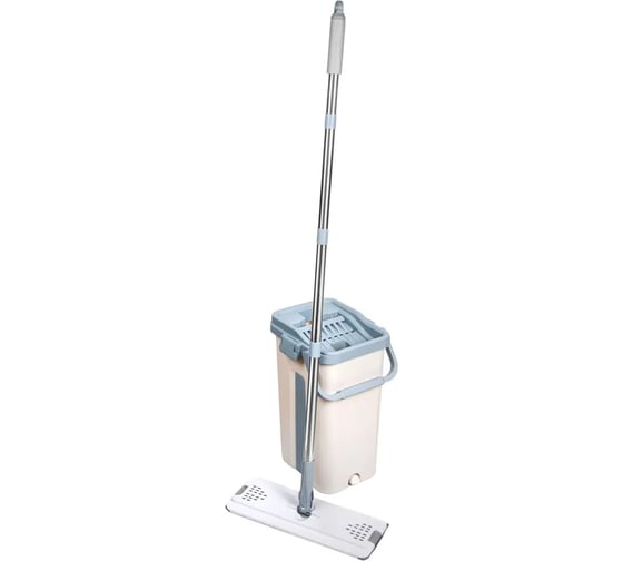 Швабра с отжимным ведром PERFECTO LINEA Scratch Anet, бежевая 43-022024