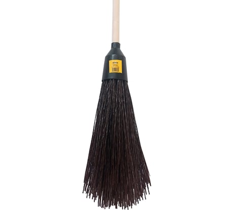 Метла Ybrooms PROFI круглой формы, с черенком М002