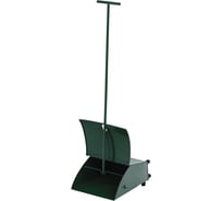 Совок-ловушка с крышкой ACG металл (уличный) без щетки зелёный 1004777