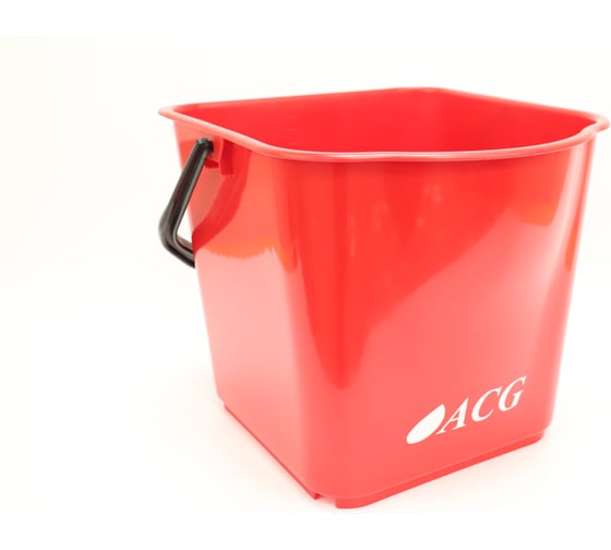 Ведро для тележки ACG 15л красное 1003046 1