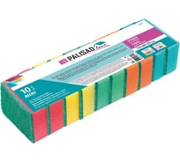 Губки для посуды Palisad Home Mini 79x49x25 мм, 10 шт 923505