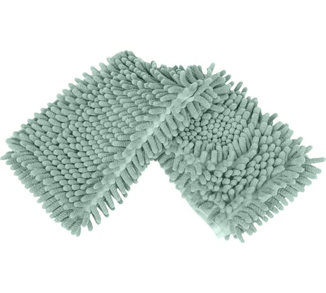 Двусторонняя насадка для плоской швабры DSV шенилл/микрофибра DS-20118