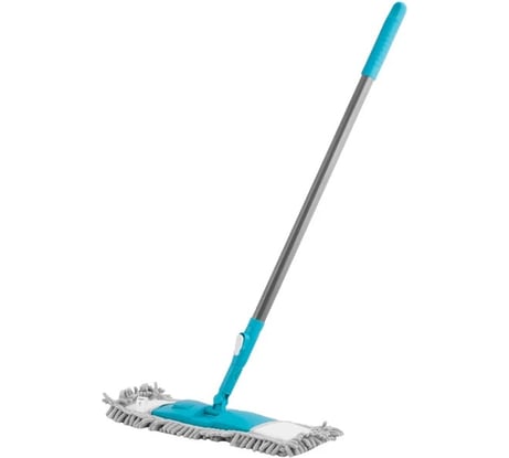 Швабра MILEY FLEXIBLE FLAT MOP с микрофиброй и гибкой телескопической ручкой 100-110