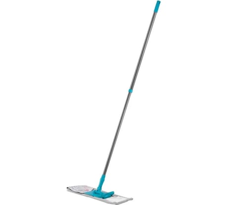 Швабра MILEY FLAT MOP с металличейким основанием, с микрофиброй и телескопической ручкой 100-118